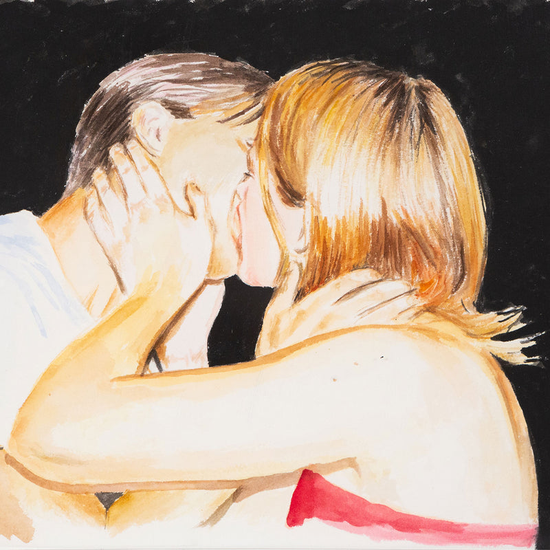 Joanne Tod, Make Out, Watercolor, 2020, Caviar20 Canadian Art