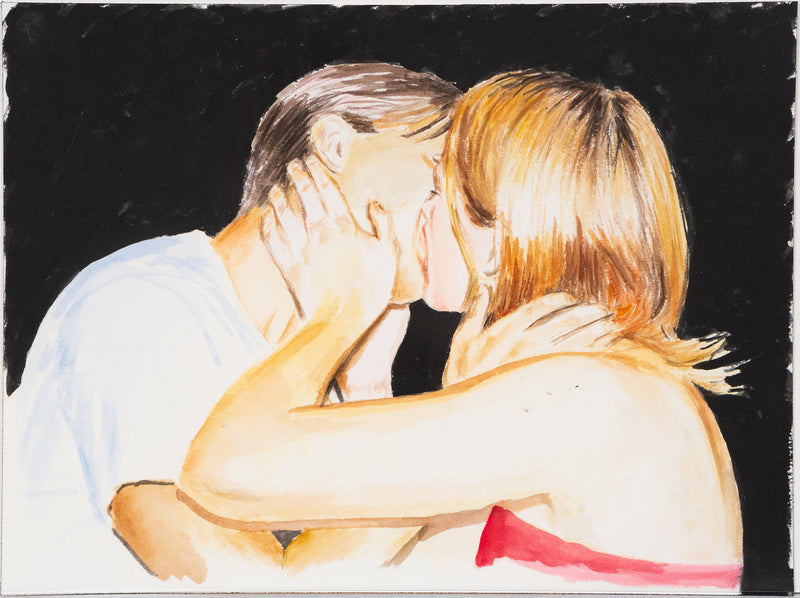 Joanne Tod, Make Out, Watercolor, 2020, Caviar20 Canadian Art