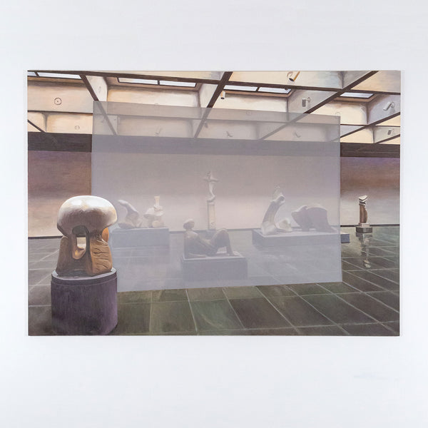 Joanne Tod, The Screen, Oil on two layers of polyester , 1993, Caviar20