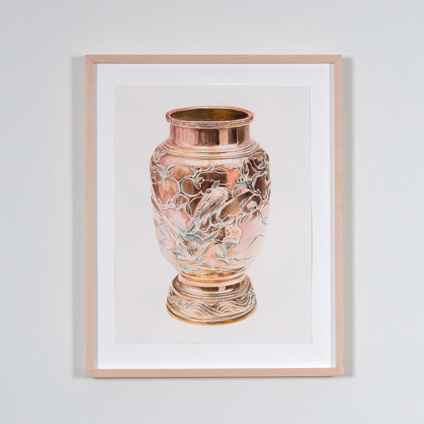 Joanne Tod, Copper Birds, Watercolor on Paper, 2021, Caviar20