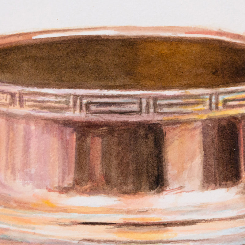 Joanne Tod, Copper Birds, Watercolor on Paper, 2021, Caviar20