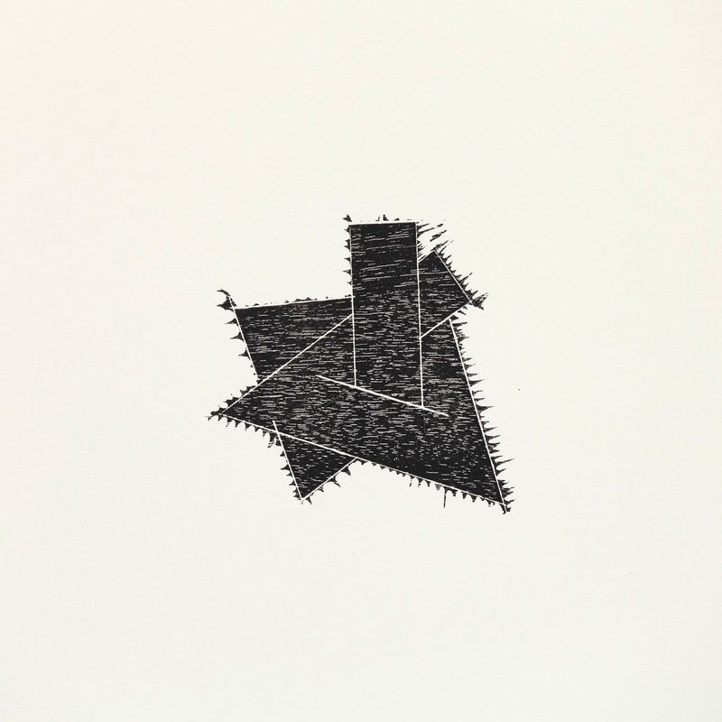 Joel Shapiro, Snake, Wood Cut print, 1990, Caviar20