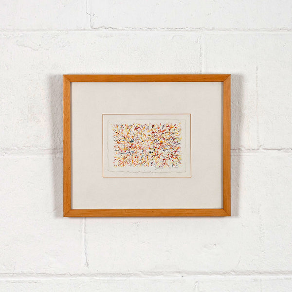 John McCracken Caviar20 watercolor drawing