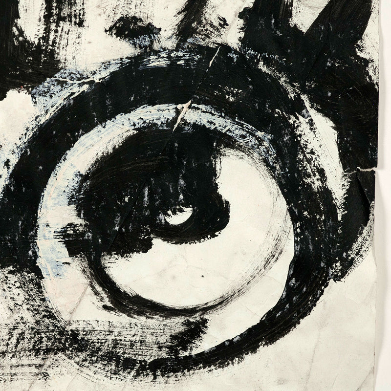 JOHN SCOTT "WAGON" MIXED MEDIA ON PAPER, 1994