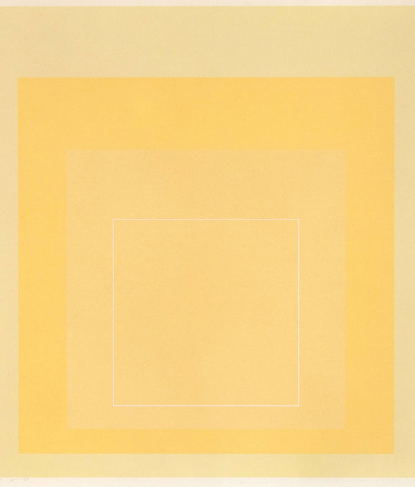 Josef Albers WLS - I Square Yellow prints Caviar20