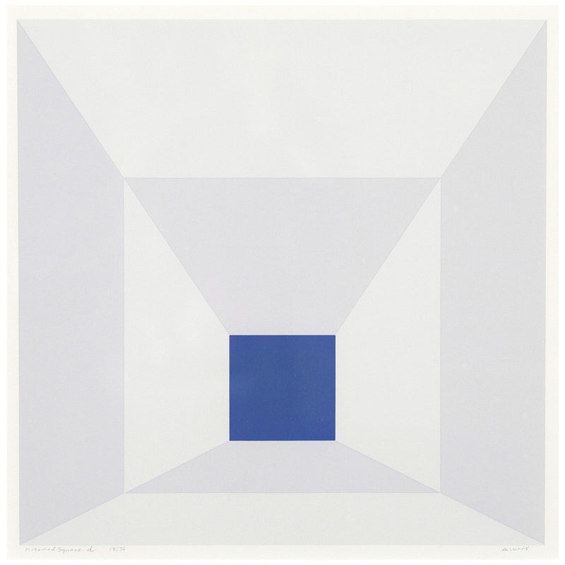 Josef Albers square prints Mitered Square Caviar20