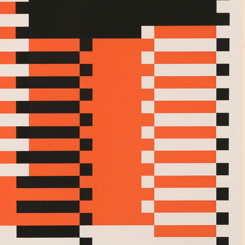 JOSEF ALBERS "PILLARS" 1970