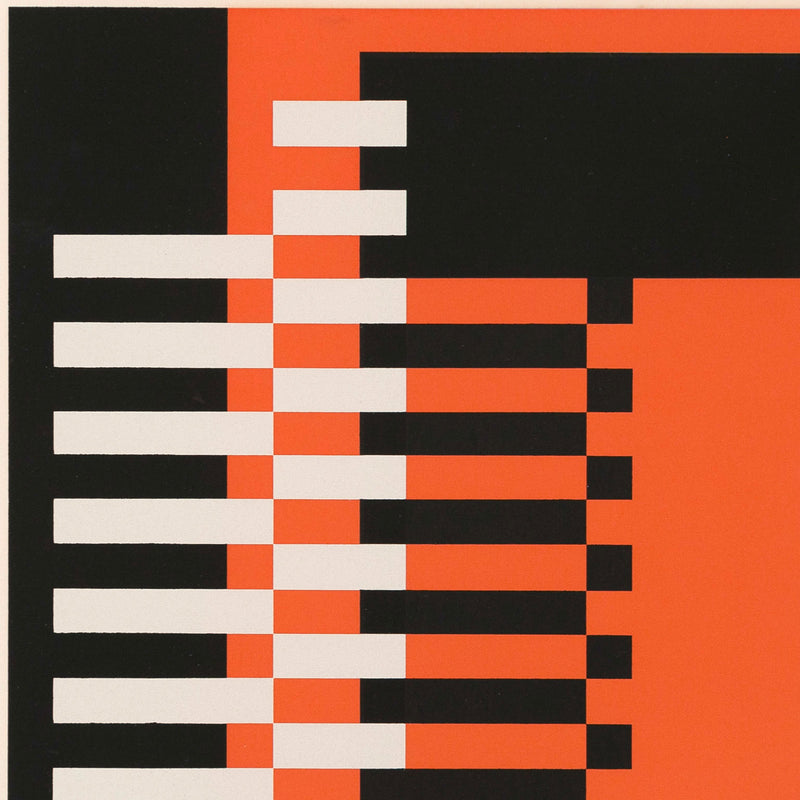 JOSEF ALBERS "PILLARS" 1970