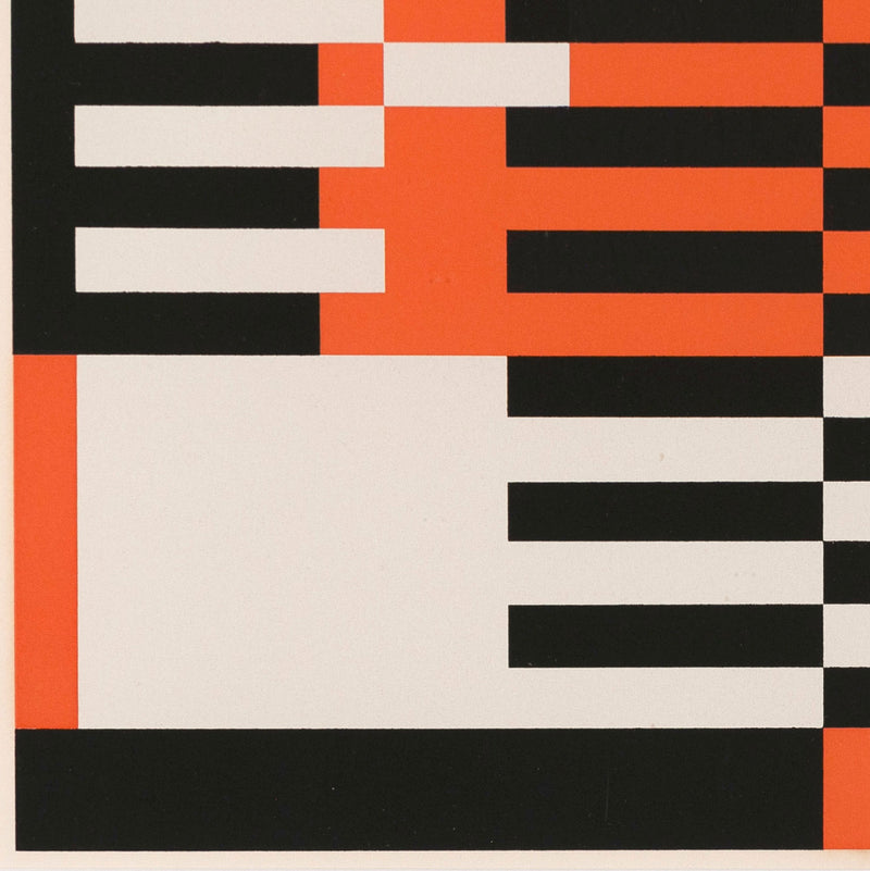 JOSEF ALBERS "PILLARS" 1970