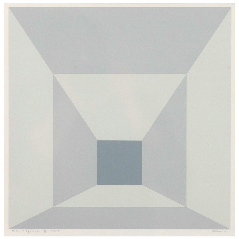 Josef Albers square prints Mitered Square Caviar20