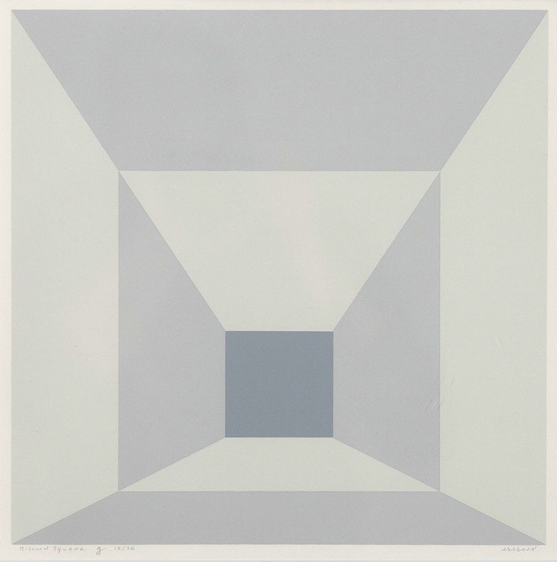 Josef Albers square prints Mitered Square Caviar20