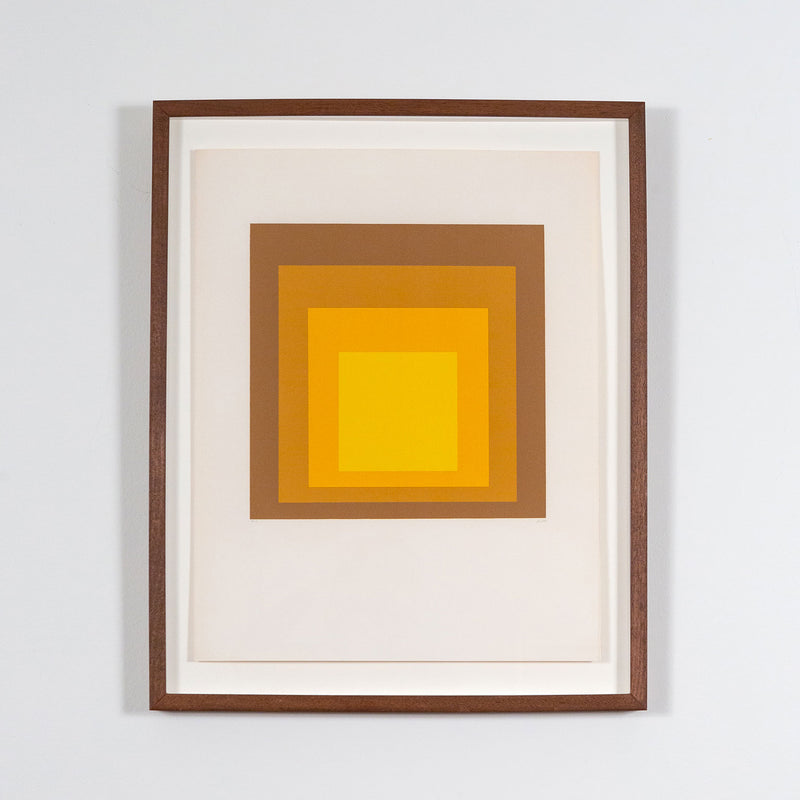 Joseph Albers, Homage to the Square Harvest Gold, Serigraph, 1965, Caviar20
