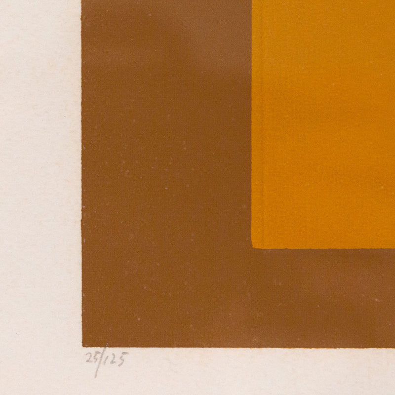 Joseph Albers, Homage to the Square Harvest Gold, Serigraph, 1965, Caviar20
