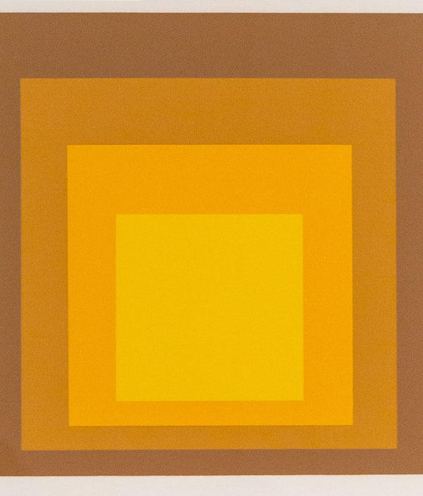 Joseph Albers, Homage to the Square Harvest Gold, Serigraph, 1965, Caviar20