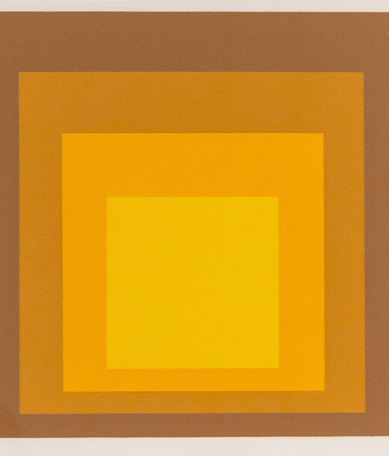 Joseph Albers, Homage to the Square Harvest Gold, Serigraph, 1965, Caviar20