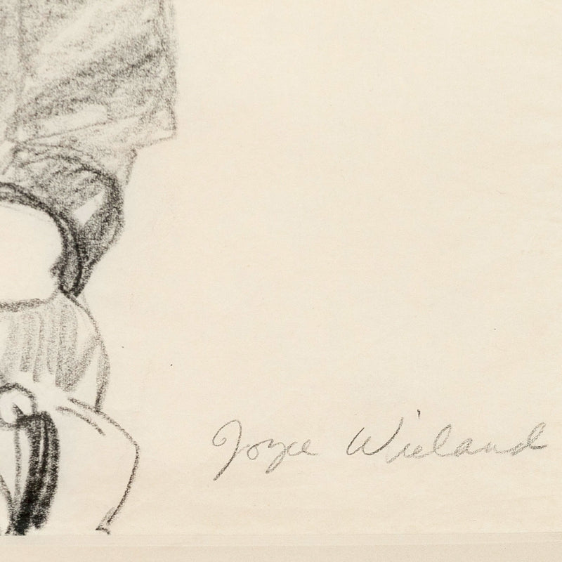 JOYCE WIELAND "SELF PORTRAIT" DRAWING, 1965