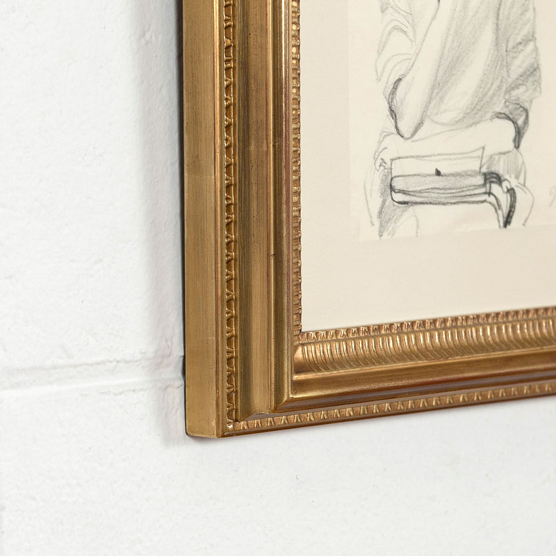 JOYCE WIELAND "SELF PORTRAIT" DRAWING, 1965
