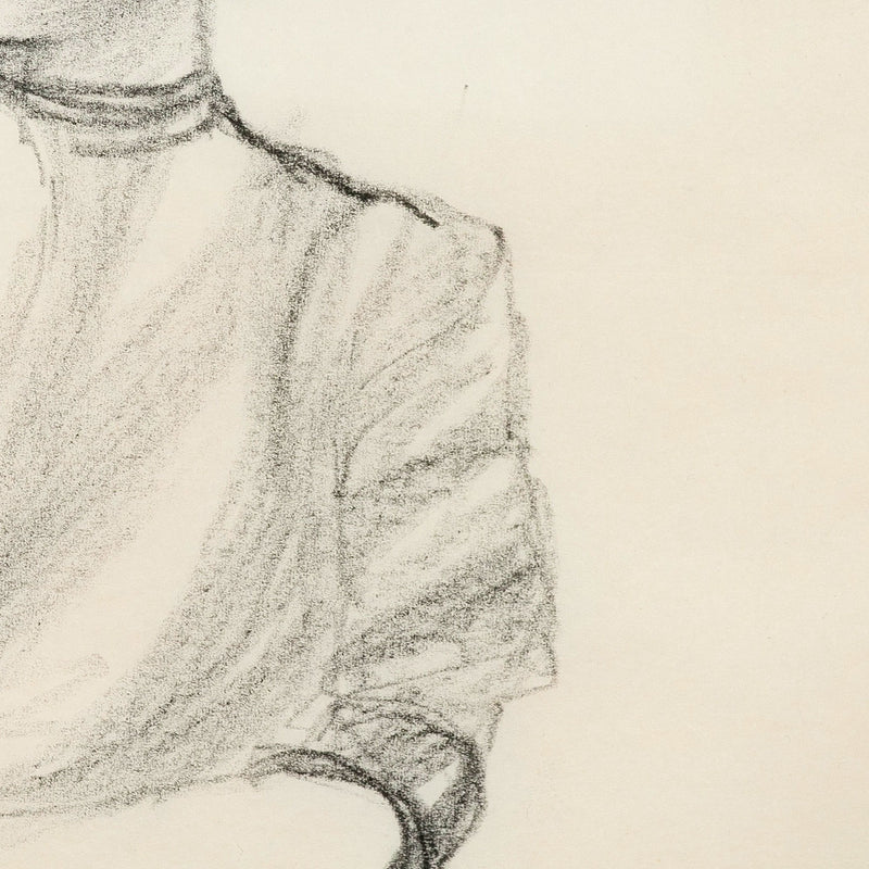 JOYCE WIELAND "SELF PORTRAIT" DRAWING, 1965