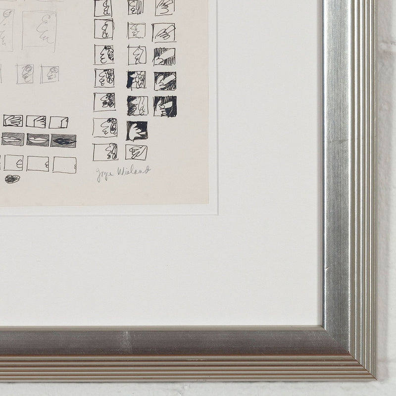 JOYCE WIELAND "FILM STRIP SKETCH" 1960s