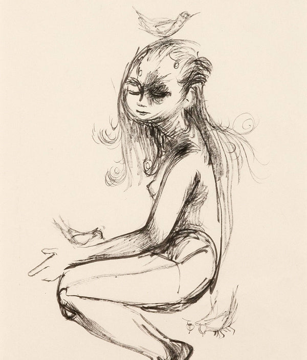 Joyce Wieland works on paper Caviar20 drawing