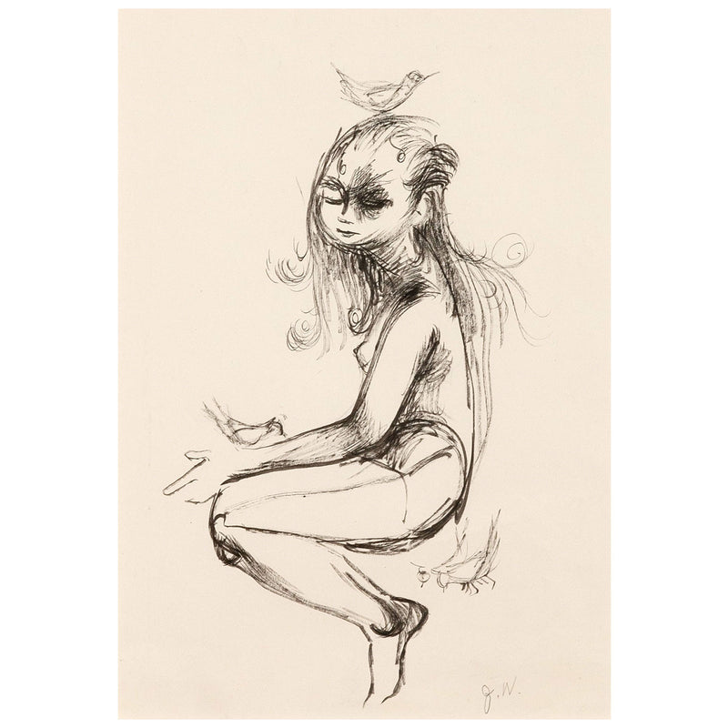 Joyce Wieland works on paper Caviar20 drawing