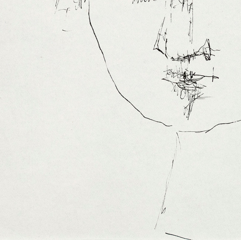 JOYCE WIELAND "MICHAEL SNOW" DRAWING, 1954