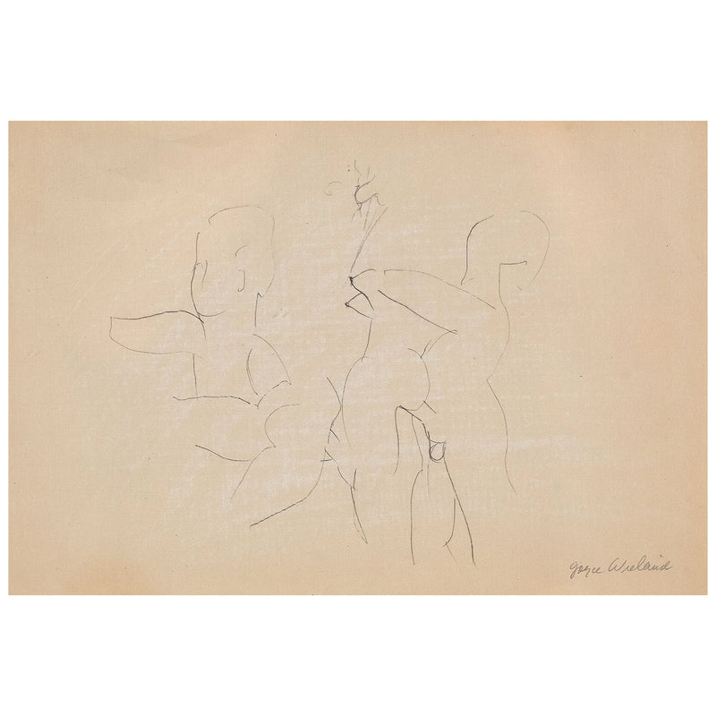 Joyce Wieland, Enter, drawing, 1962, Caviar20