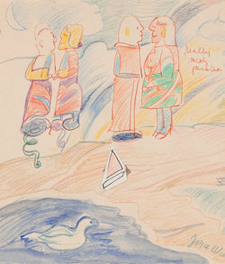 Joyce Wieland Caviar20 drawing