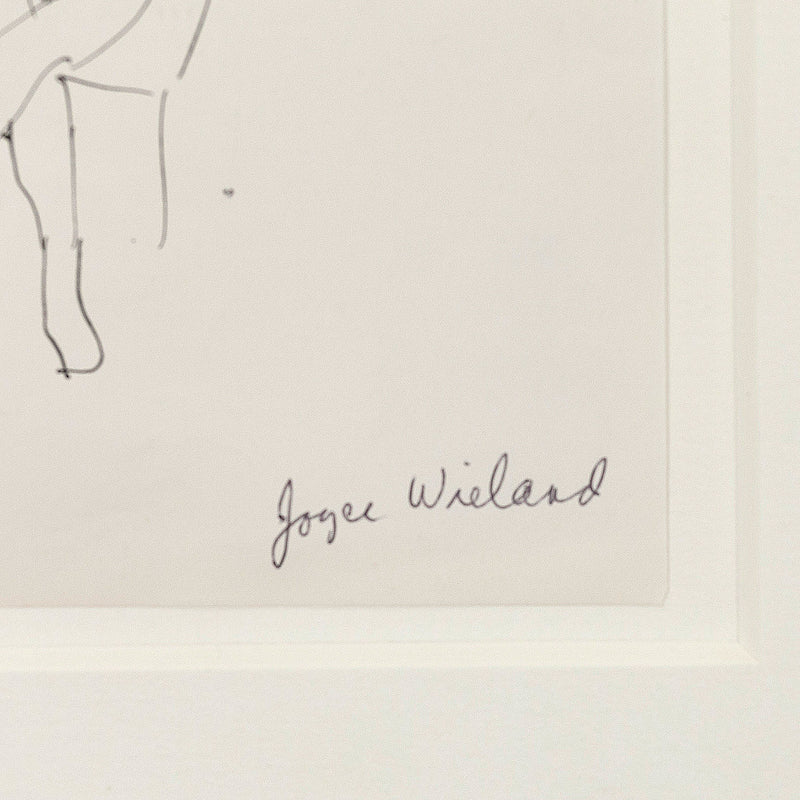 JOYCE WIELAND "TWO LADIES" DRAWING