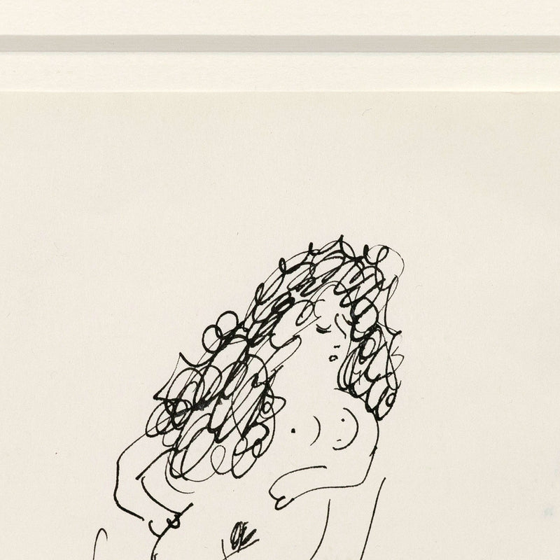 JOYCE WIELAND "TWO LADIES" DRAWING