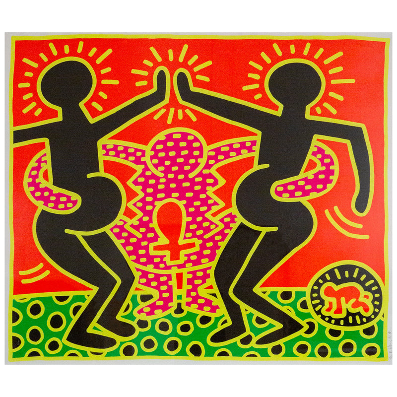 Keith Haring, Fertility #4, Screenprint, 1983, Caviar20
