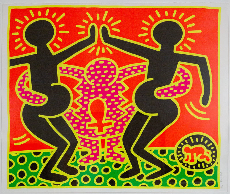 Keith Haring, Fertility #4, Screenprint, 1983, Caviar20