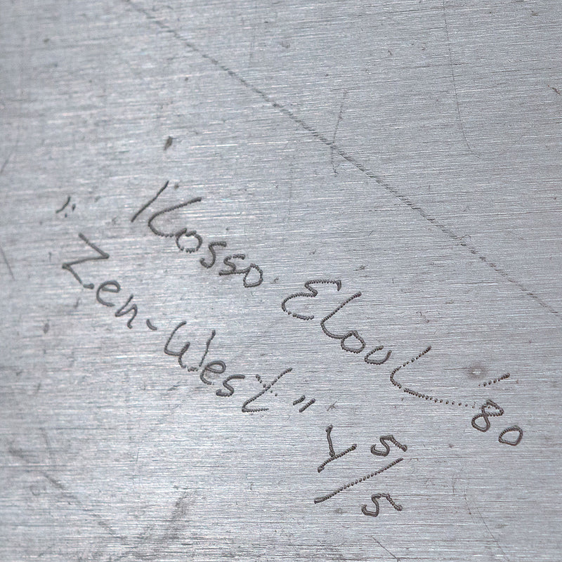 Kosso Eloul, Zen-West, Aluminium,  Incised signature, date, and title by the artist, Canada, 1980, Caviar20