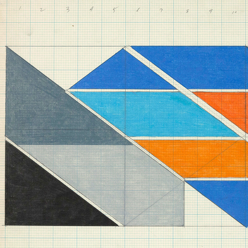 Larry Zox 1965 Caviar20 drawings art hard-edge abstraction