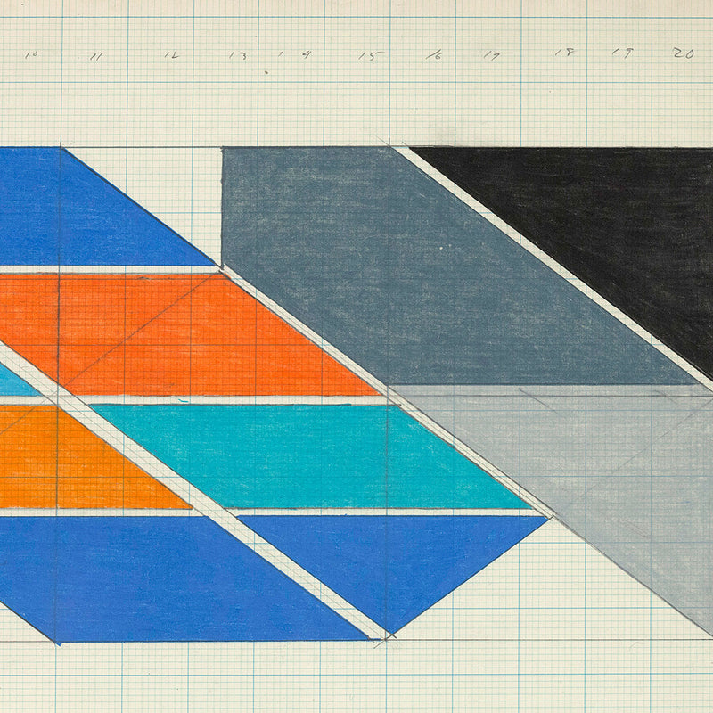 Larry Zox 1965 Caviar20 drawings art hard-edge abstraction