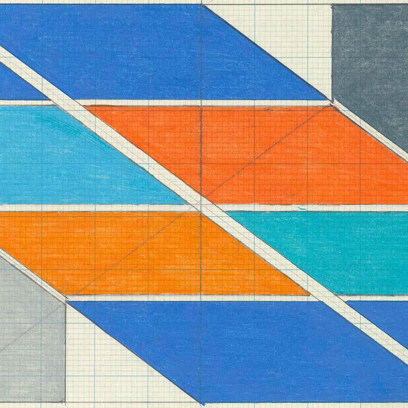 Larry Zox 1965 Caviar20 drawings art hard-edge abstraction