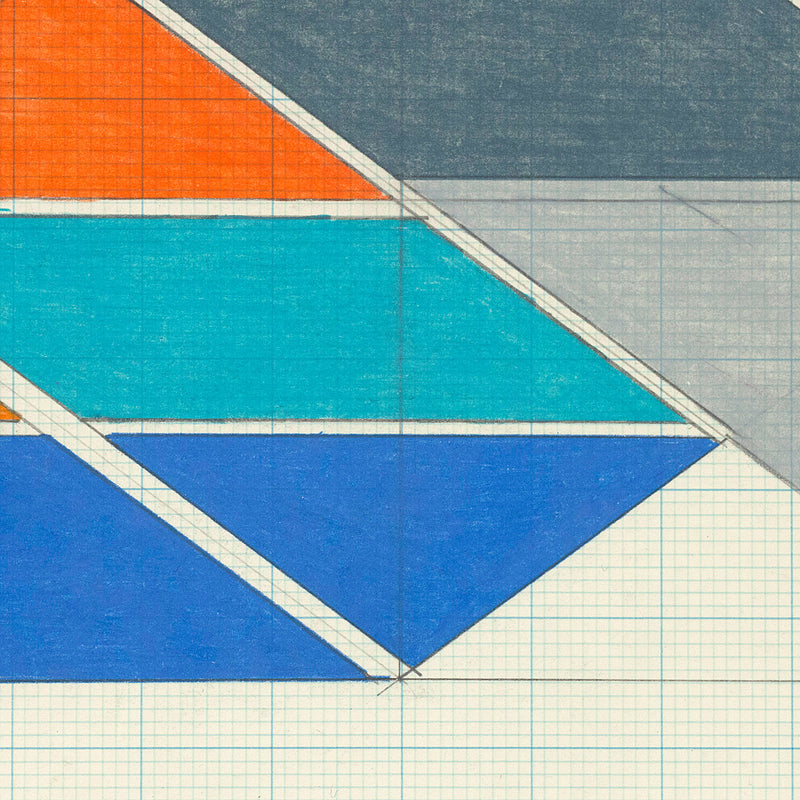 Larry Zox 1965 Caviar20 drawings art hard-edge abstraction
