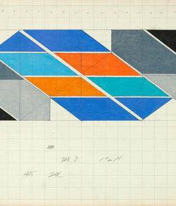 Larry Zox 1965 Caviar20 drawings art hard-edge abstraction