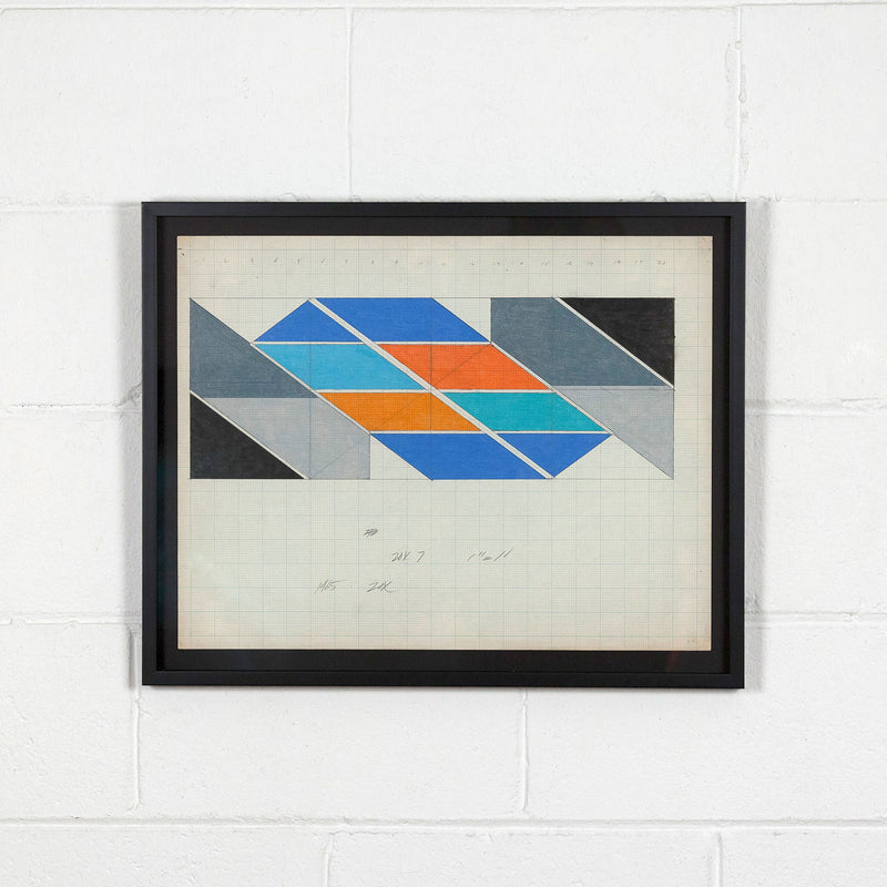 Larry Zox 1965 Caviar20 drawings art hard-edge abstraction