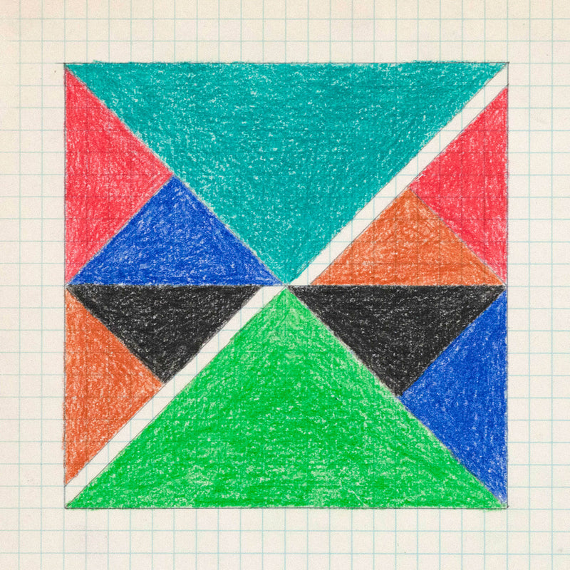 Larry Zox Caviar20 Teal Top Drawing 1966