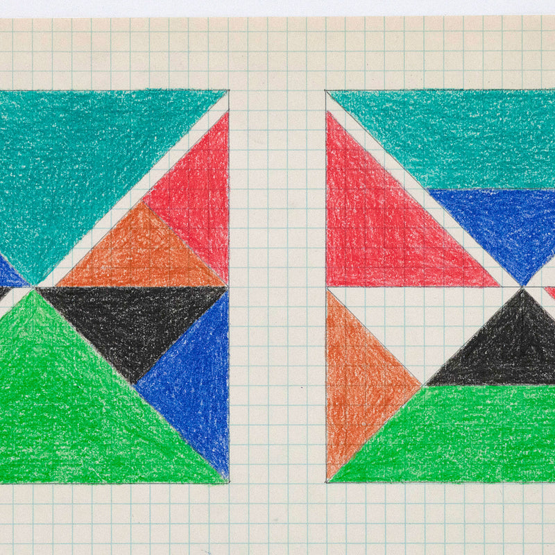 Larry Zox  Caviar20 Teal Top Drawing 1966