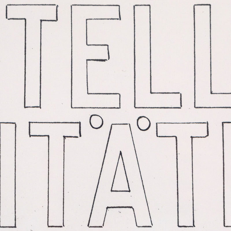 Lawrence Weiner, Imaginary Realities, Color offset lithography on vellum, 1994, Caviar20