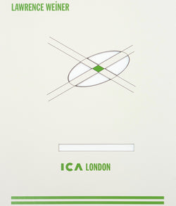 Lawrence Weiner, Spheres of Influence, Silkscreen, 1991, ICA London, Caviar 20