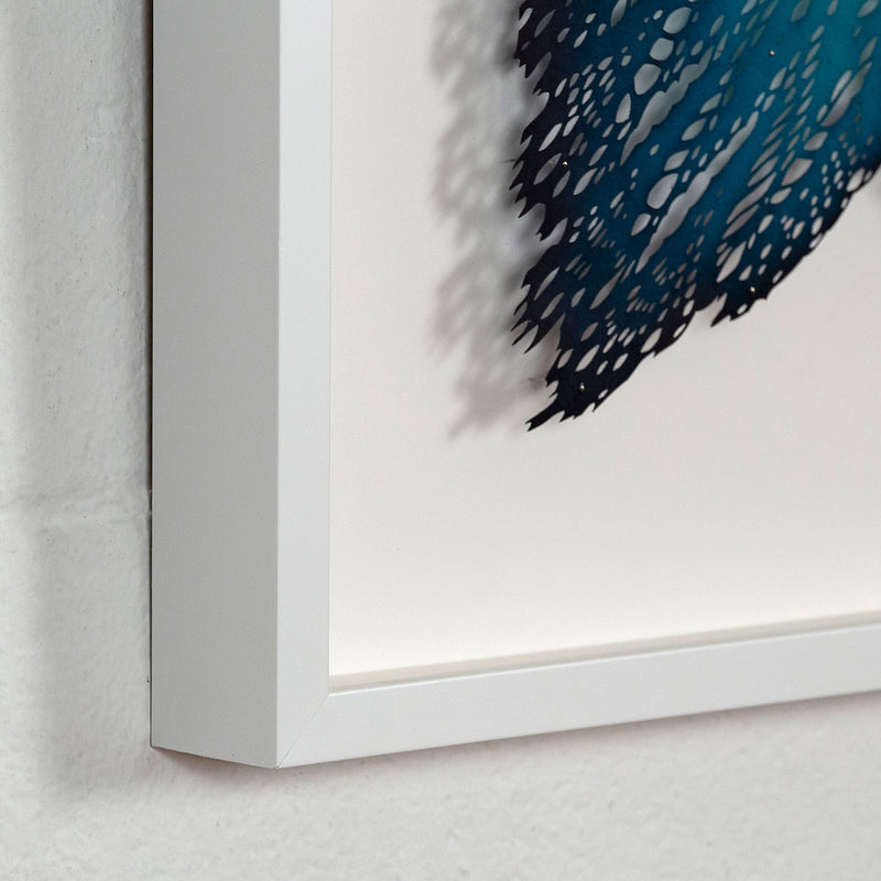Lizz Aston, Ace of Swords, Hand-cut, painted and dyed Japanese Kozo paper, Canada 2020, Caviar20