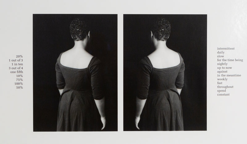 Lorna Simpson, Partitions and Time, 1991, photograph, Caviar20