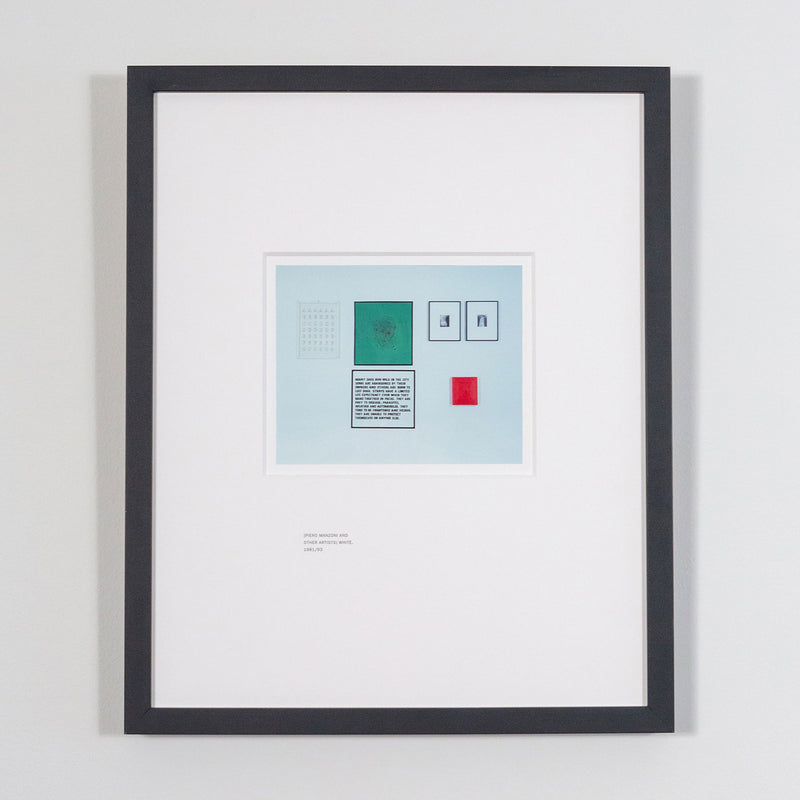 Louise, Lawler, Piero Manzoni (And Other Artists) White, Chromogenic Print, 1981/93, Caviar20
