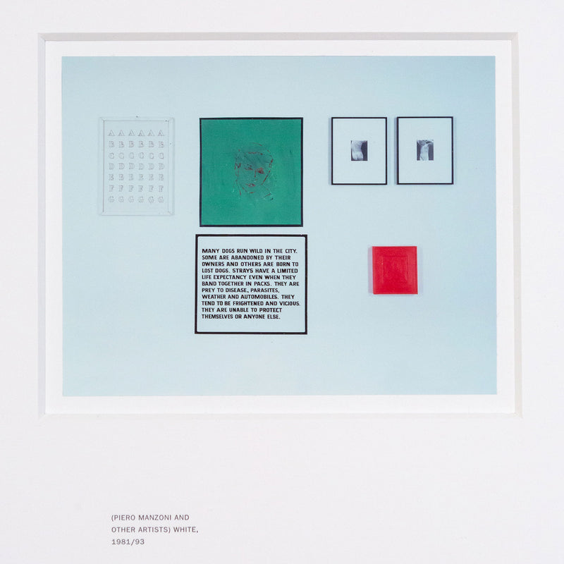 Louise, Lawler, Piero Manzoni (And Other Artists) White, Chromogenic Print, 1981/93, Caviar20