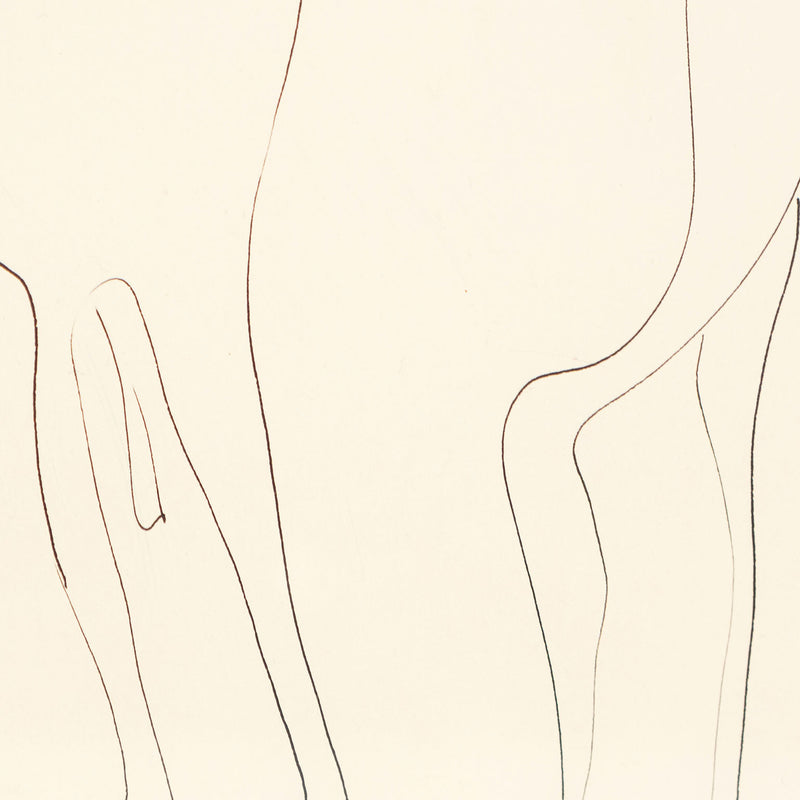 Louise Nevelson, Three Animals, drawing, 1930, Caviar20