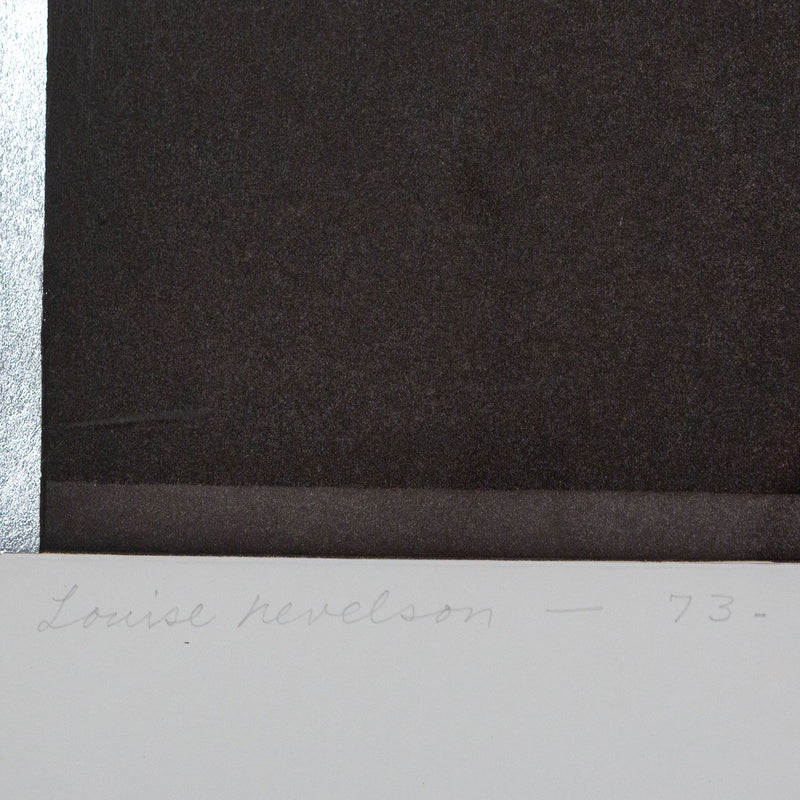 Louise Nevelson, Aquatint IV, Aquatint and etching in colors with collage on C. M. Fabriano paper, 1973, Caviar20
