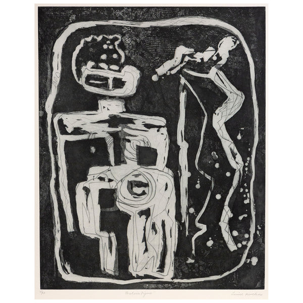 Louise Nevelson, Archaic Figure, Etching and drypoint, 1953, Caviar20